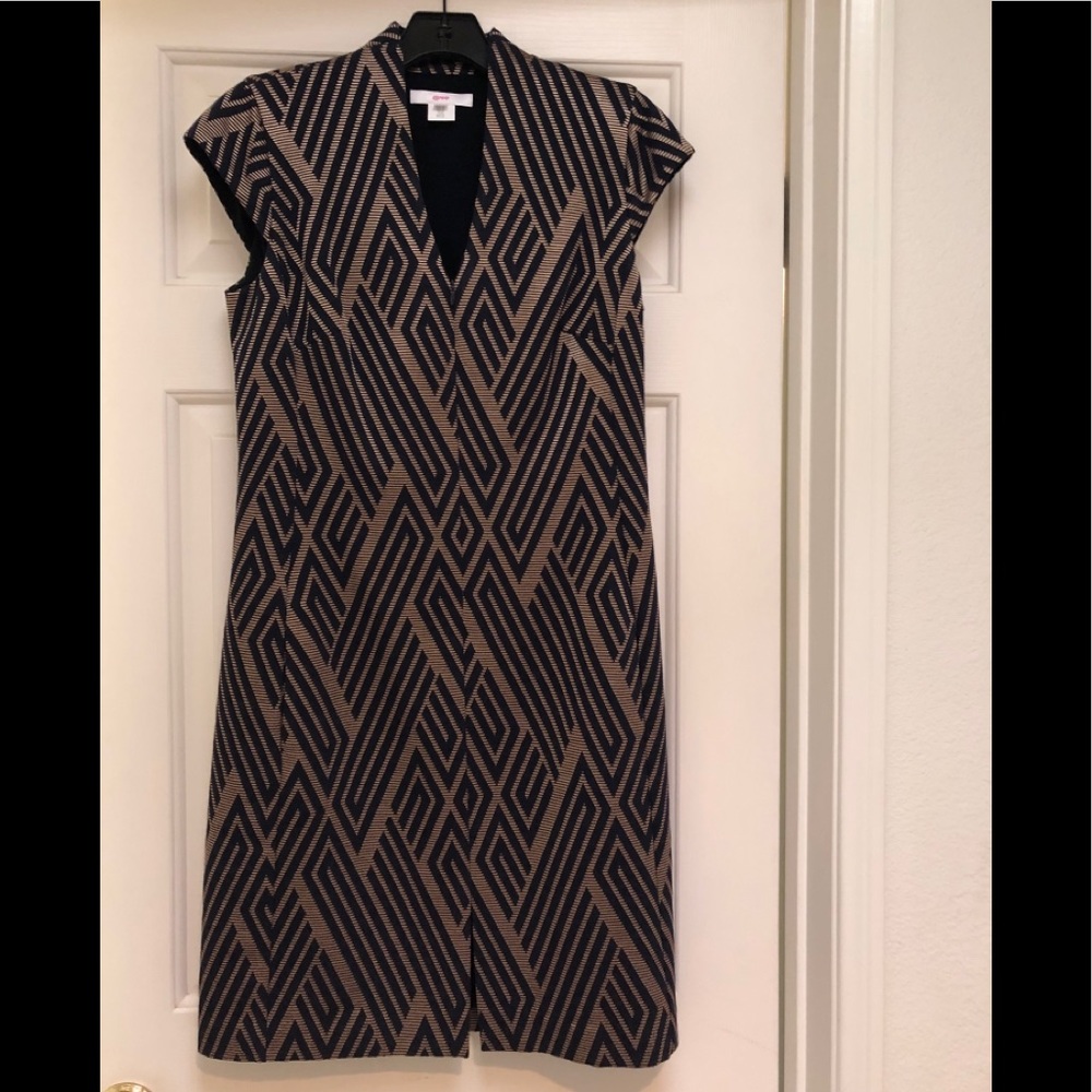Leggiadro lined sheath dress
